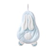 thumbnail image 1 of Huzdenx 2 Pack Cute Rabbit Shaped Hanging Hand Towels, Thick Coral Fleece Absorbent Wash Cloths for Kitchen & Bathroom Home Decor, 1 of 4