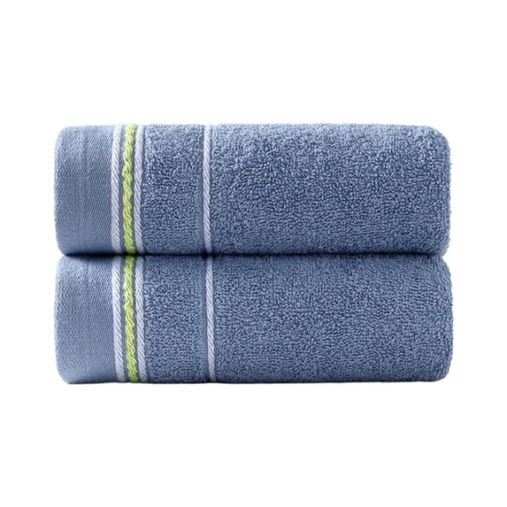 Huzdenx 2‑Piece Cotton Hand Towel, Soft Highly Absorbent Durable Bathroom Towel, Reusable Daily Household Towel for Kitchen & Bathroom, Multiple Colors Available