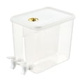 thumbnail image 1 of Huzdenx 270oz Extra Large Plastic Beverage Dispenser with Leakproof Spigot, Household Fridge Cold Water & Fruit Tea Drink Bucket, 1 of 5