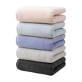 thumbnail image 1 of Huzdenx 5‑Piece Cotton Hand Towel for Household Use, Soft Highly Absorbent Wash Cloth, Durable Daily Bathroom Towel, Multiple Colors Available, 1 of 4