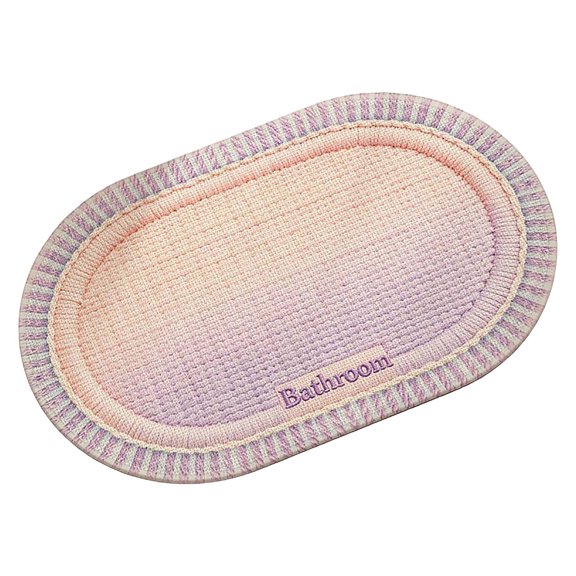 Huzdenx Cream Style Diatomaceous Earth Floor Mat, Solid Neutral Tone Quick Dry Absorbent Bath Rug, Non Slip Multi-Scene Doormat for Bathroom Entrance Bedroom Balcony Home Decor