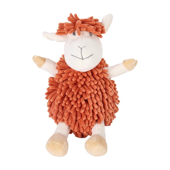 Huzdenx Cute Little Lamb Shaped Hanging Hand Towel, Soft Chenille Absorbent Decorative Hand Drying Towel for Bathroom Kitchen Home Decor