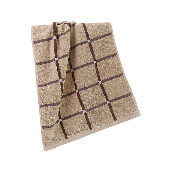 Huzdenx Geometric Square Cotton Hand Towel, Soft Highly Absorbent Reusable Household Towel, Durable Daily Towel for Bathroom Kitchen, Multiple Colors Available