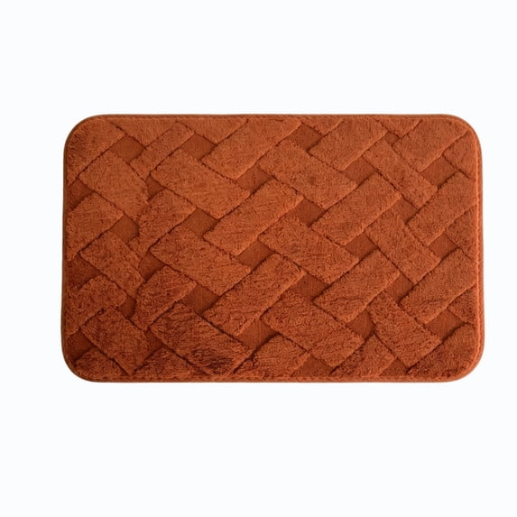 Huzdenx Solid Color Entryway Doormat, Non-Slip Water Absorbent Plain Floor Mat, Wear Resistant Dirt Trapping Rug for Front Door Indoor Entrance