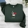 thumbnail image 1 of Huzzah Goose Embroidered Sweatshirt, Funny DnD Pullover, Renaissance Faire Goose Shirt, Medieval Fantasy Gamer Gift, 1 of 4