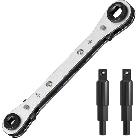 Hvac Service Wrench Refrigeration Ratcheting Wrench 3/8 1/4 5/16 3/16 Ac W Tool