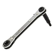 Hvac Service Wrench Refrigeration Service Wrench Set 3/8  to 1/4  5/16 4 Ratcheting Service Wrench