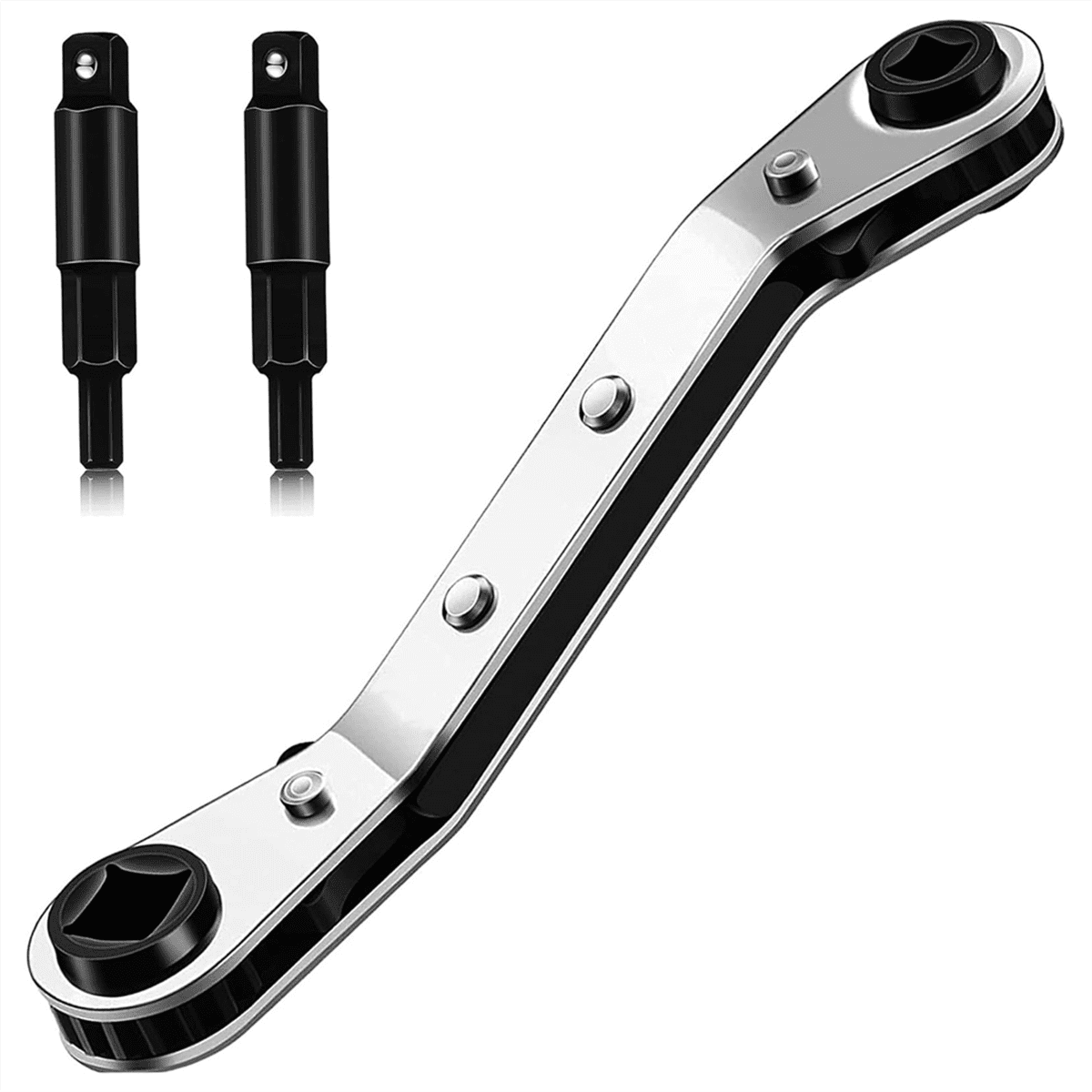 Hvac Service Wrench ToolsAir Conditioner Valve Ratchet Wrench with 2