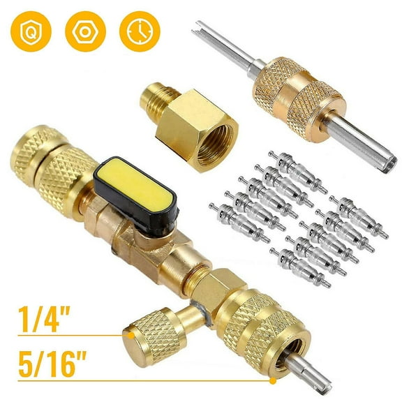 Hvac Valve Core Remover 1/4" And 5/16" Installer R410a R22