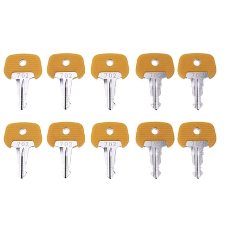 Hvacstar 702 Keys 26906870 for Jungheinrich Mic Komatsu Forklift EFG110 EFG216 EFG320(Pack of 10)