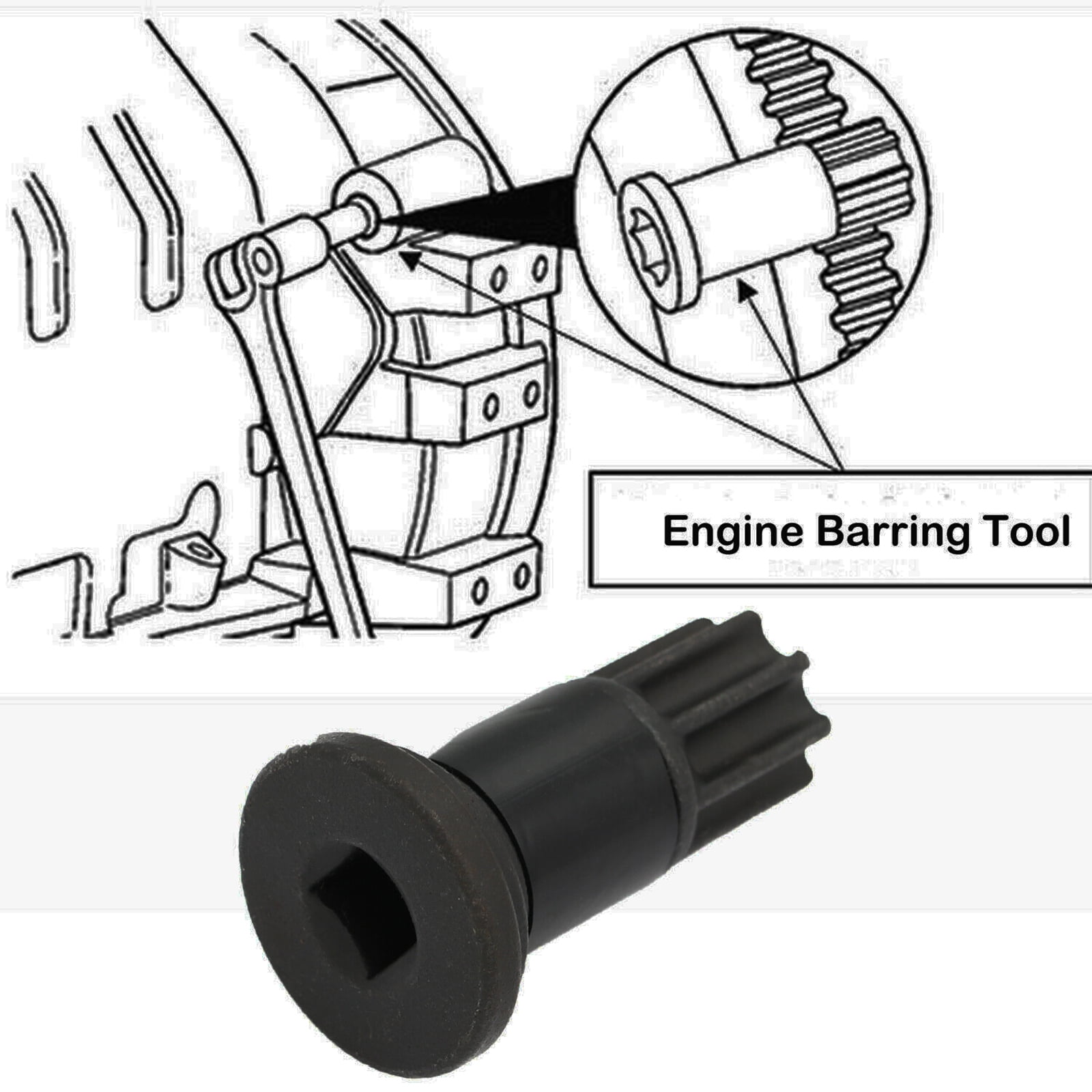Hvacstar Engine Barring Tool for Cummins B and C & 5.9L Liter Diesels