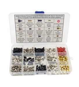 Hvazi 15 Kinds Personal Computer Screws Standoffs Spacer Assortment Kit ...