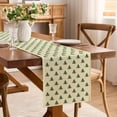 thumbnail image 1 of Hvmvliv 12x71 Inch Christmas Themed Table Runner with Ball Pine Snowflake Print for Dining Table Holiday Decoration Multicolor, 1 of 6