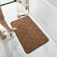 thumbnail image 1 of Hvmvliv 15.75X23.62X1.18in Entrance Mat Bathroom Non-Slip Floor Mat Bath Rugs,Machine Washable,Sponge Absorbent Soft Pad for Bathroom,Bedroom,Living Room,Dressing Room Coffee, 1 of 3