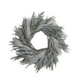 thumbnail image 1 of Hvmvliv 15.75in Winter Norfolk Wreaths for Front Door Artificial Soft Pine Christmas Wreath Window Wall Hanging Decor Christmas Outdoor White, 1 of 6