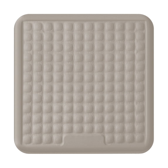 Hvmvliv 15X15in Car Seat Cushion,Ventilation Summer Cool Cushion,Fast Heat Dissipation,Pore-Friendly Material,Supports Hips Evenly,Suspended Breathable Design,Sedentary Not Deformed Khaki