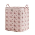 thumbnail image 1 of Hvmvliv 1Pc Clothes Organizer Blanket Storage Bag Large Capacity Containers for Organizing Home Clothes Bag with Reinforced Handle and Sturdy Zipper Pink, 1 of 5
