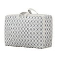 thumbnail image 1 of Hvmvliv 1Pc Moving Bag Oversized Storage with Reinforced Handles Thickened Storage Bags for Clothing Toys Christmas Tree Organizer Tote Bag with Sturdy Zipper White, 1 of 7