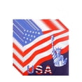 thumbnail image 1 of Hvmvliv 20Pc 4th of July Paper Napkins Americans Flag Patriotic Themed Paper Napkins Disposable Star and Stripe Red White Blue for Party Supplies Table Decor, 1 of 7