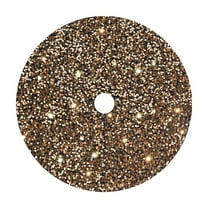 Hvmvliv 24in Sequin Christmas Tree Skirt Xmas Tree Bottom Cover Mat Decoration Glitter Christmas Tree Skirts for Xmas Party Decor Yellow