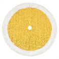 thumbnail image 1 of Hvmvliv 35in Sequin Christmas Tree Skirt Glitter Xmas Tree Skirt Velvet Tree Base Cover Pad for Christmas Party Decoration Gold, 1 of 6