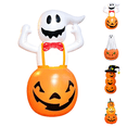 thumbnail image 1 of Hvmvliv 4.2FT Halloween Inflatable Pumpkin Ghost with Bright LED for Outdoor Courtyard Party Spooky Scene Decoration, 1 of 6