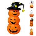 thumbnail image 1 of Hvmvliv 4.6FT Halloween Inflatable Pumpkin Ghost with Luminous Effect for Outdoor Yard Courtyard Party Scene Display, 1 of 6