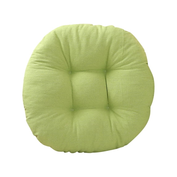 Hvmvliv 40cm Round Sofa Foam Seat Cushion, Bar Stool Pad Computer Office Chair, Breathable Thickened Green