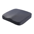 thumbnail image 1 of Hvmvliv 40x40cm Memory Foam Seat Cushion, Non-Slip Office Car Chair Pad, All Seasons Polyester Cushion with Cloud-Like Filling Gray, 1 of 6