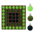 thumbnail image 1 of Hvmvliv 49 Pack Velvet Christmas Balls Flocked Tree Ornaments Plastic Hanging for Xmas Tree Holiday Decor, 1 of 8