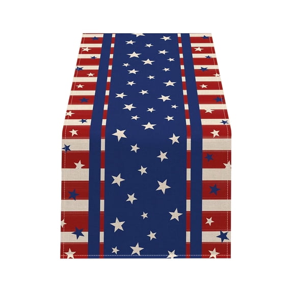 Hvmvliv 4th of July American Flag Table Cloth,Plastic Disposable Rectangle Usa Star Stripe Table Cover for Memorial Day, Fourth of July Independence Day Decorations B