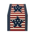 thumbnail image 1 of Hvmvliv 4th of July American Flag Table Cloth,Plastic Disposable Rectangle Usa Star Stripe Table Cover for Memorial Day, Fourth of July Independence Day Decorations A, 1 of 9