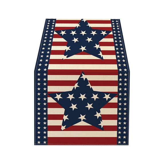 Hvmvliv 4th of July American Flag Table Cloth,Plastic Disposable Rectangle Usa Star Stripe Table Cover for Memorial Day, Fourth of July Independence Day Decorations A