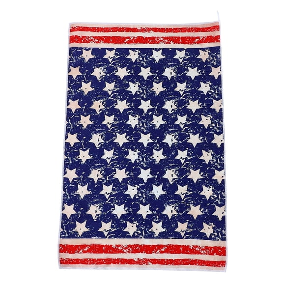 Hvmvliv 4th of July Kitchen Towels (17.72x27.56in) Independence Day Cotton Kitchen Rag Water Absorption Quicks Drying Kitchen Towels Holiday Dishs Towels For Kitchen Multicolor