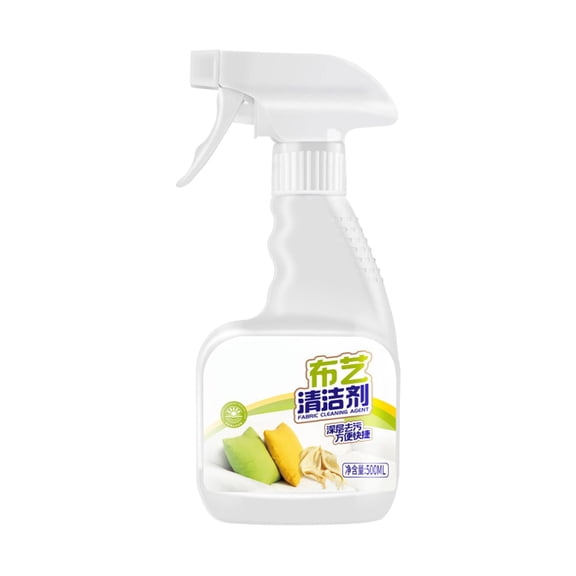 Hvmvliv 500ml Multi-Surface Fabric Cleaner for Carpets, Plush Toys and Sofas - Advanced Cleaning Technology with Powerful Stain Removal and Safe Formula for Family Use White