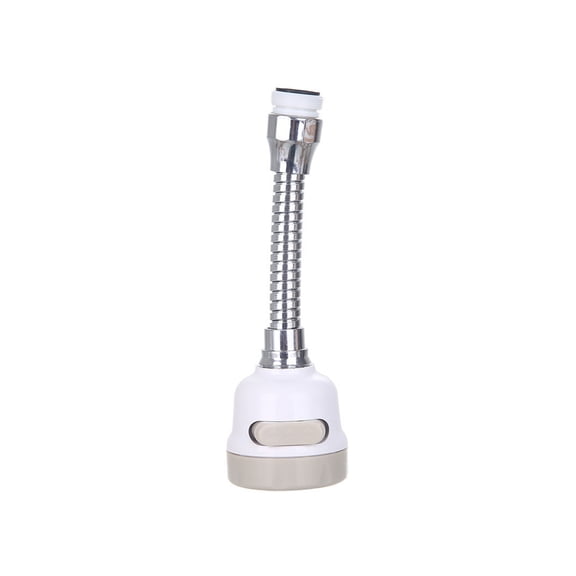 Hvmvliv 6.77X2.09X2.09in Adjustable 3-Mode Kitchen Faucet Aerator,High Pressure and Swivel Function for Efficient Water Conservation,360° Rotatable,Easy installation,Abs + Stainless Silver
