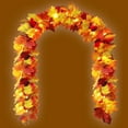 thumbnail image 1 of Hvmvliv 68.8in Lighted Simulation Maple Leaf Vines Autumns Garland for Fall Home Decoration, 1 of 6