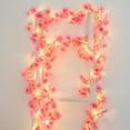 thumbnail image 1 of Hvmvliv 7ft Christmas Garland with Lights Pink Sakura Vines Copper Wires Lights Decorative Xmas Garland for Christmas Indoor Decoration Pink, 1 of 8