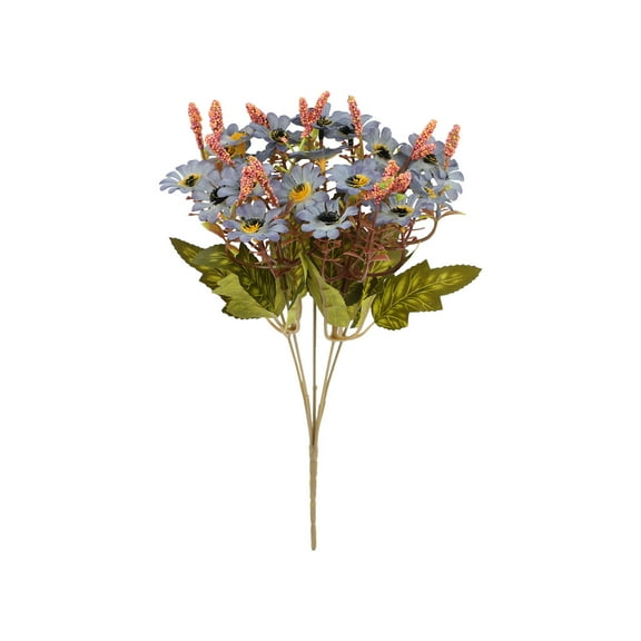 Hvmvliv Artificial Flowers Simulated Bouquet Fake Flowers Wedding Home Hotel Artificial Plants Flower Arrangement Decoration Photography Props Ornaments Decoration Navy