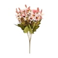 thumbnail image 1 of Hvmvliv Artificial Flowers Simulated Bouquet Fake Flowers Wedding Home Hotel Artificial Plants Flower Arrangement Decoration Props Ornaments Pink, 1 of 6