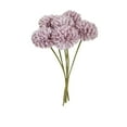 thumbnail image 1 of Hvmvliv Artificial Flowers Simulated Chrysanthemum Plant Fake Flower Bundle Embroidery Ball Wedding Home Hotel Flower Arrangement Decoration Ornament Purple, 1 of 6