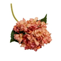 Hvmvliv Artificial Flowers Simulation Flowers Hydrangea Home Decoration Wedding Hand Bouquet Flower Indoor Fake Flowers Decorations Pink