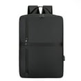 thumbnail image 1 of Hvmvliv Backpack with USB Charging Port Laptop Backpack Slim Laptops Business Knapsack Large-Capacity Waterproof Travel Sackpack for Men & Women Can Storage 15.6 Inch Laptop Black, 1 of 8