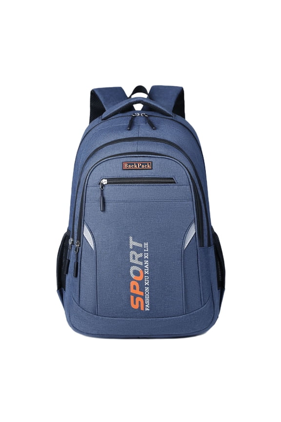 Backpack for Men Laptop Backpack 16 Inch Unisex Lightweight Knapsack College Outdoor Travel Sackpack Large Capacity Blue