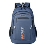 Hvmvliv Backpack for Men Laptop Backpack 16 Inch Unisex Lightweight Knapsack College Outdoor Travel Sackpack Large Capacity Blue