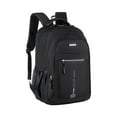 thumbnail image 1 of Hvmvliv Backpack for Men Laptop Backpack Large-Capacity College Unisex Sackpack Fashion Outdoor Travel Knapsack Black, 1 of 6