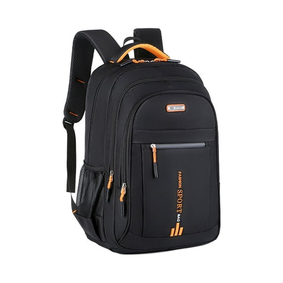Hvmvliv Backpack for Men Laptop Backpack Large-Capacity College Unisex Sackpack Fashion Outdoor Travel Knapsack Orange