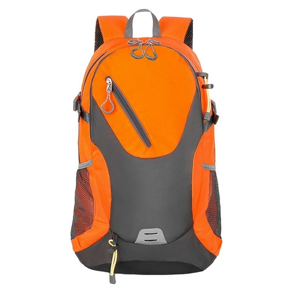 Hvmvliv Backpack for Men Outdoor Hiking Backpack 40L Large-Capacity Lightweight Knapsack Outdoor Camping for Men Women Mountaineering Bag Orange