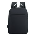 thumbnail image 1 of Hvmvliv Backpack with USB Charging Port Laptop Backpack Men 17 Inch Large Capacity College Knapsack Outdoor Waterproof Travel Sackpack Black, 1 of 9