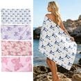 thumbnail image 1 of Hvmvliv Bow Pattern Printing Pattern Printing Beach Blanket Beach Towel,29.5X59in Quick-Dry Lightweight Bath Towel Beach Mat,Soft and Sandproof,Use for Beach Party,Swimming,Camping Multicolor-B, 1 of 6